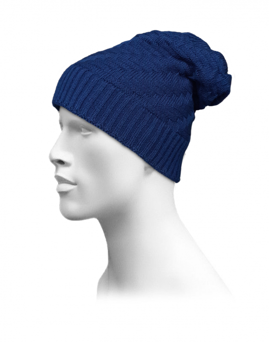 Unisex acrylic  self Designer Cap navy
